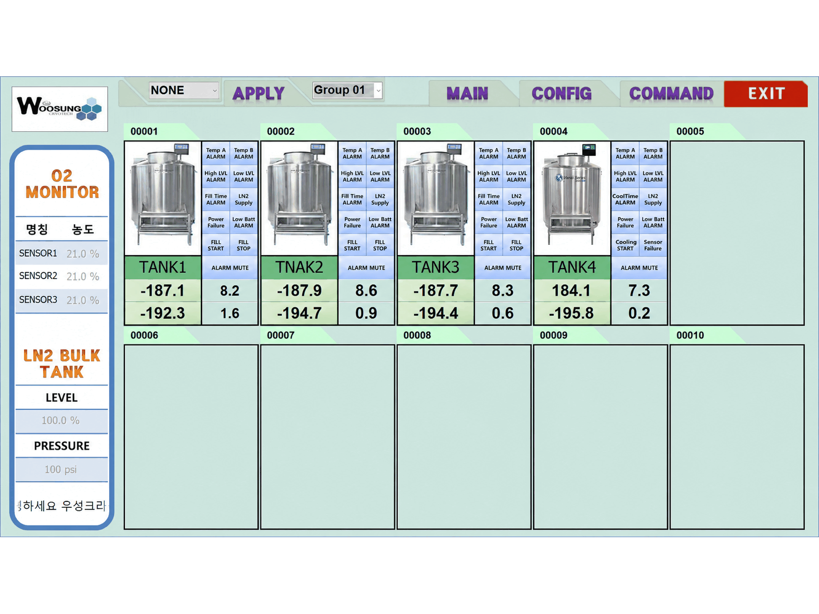 Real-time temperature monitoring system