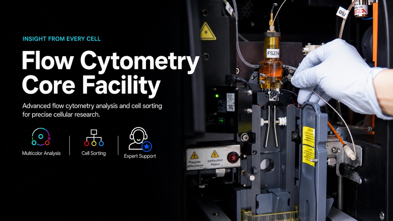 Flow Cytometry Core Facility infographic