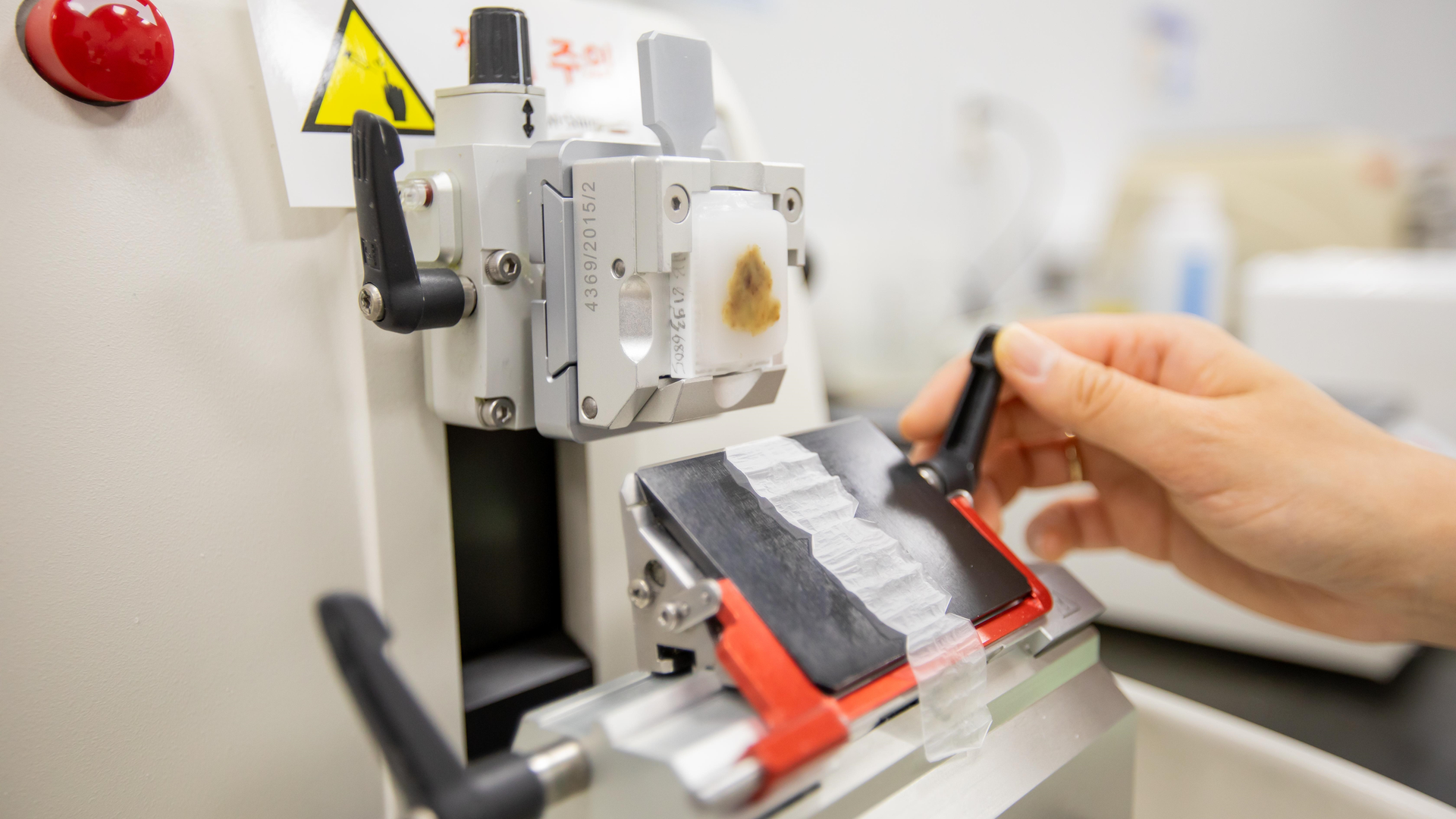 Automatic rotary microtome