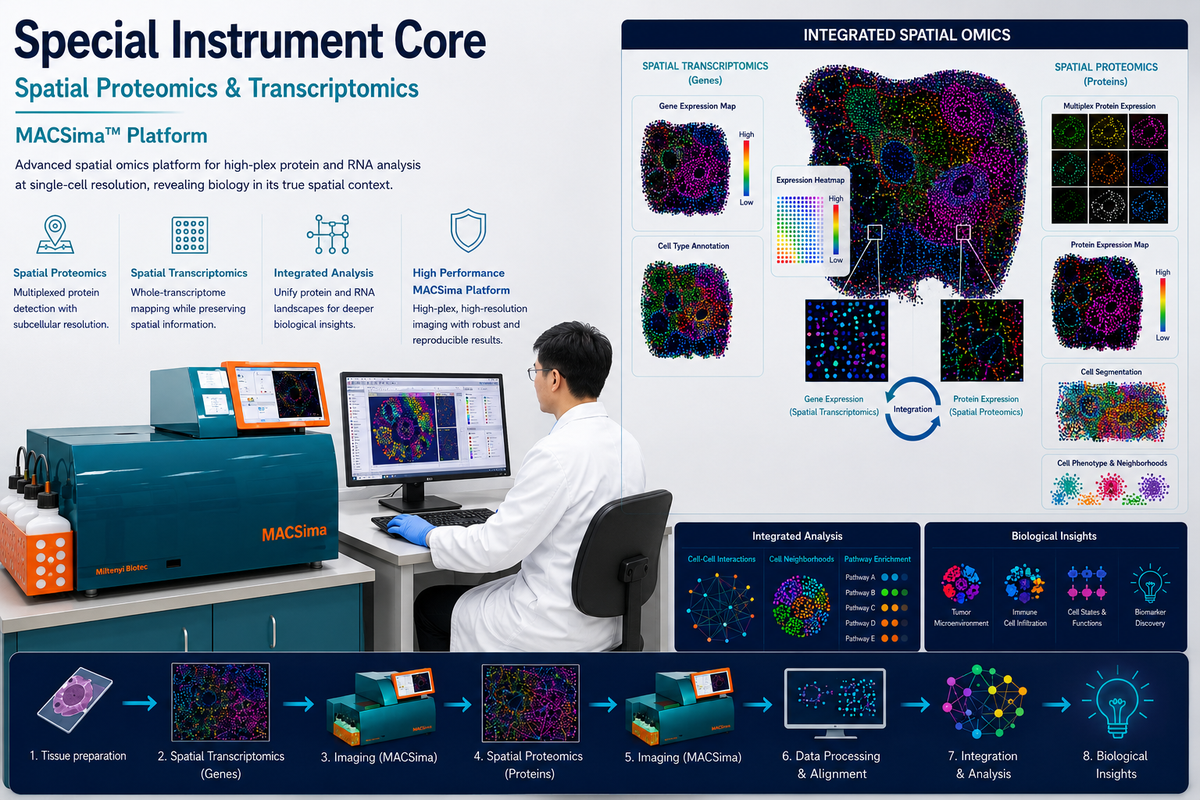 MACSima Imaging 8-step workflow infographic